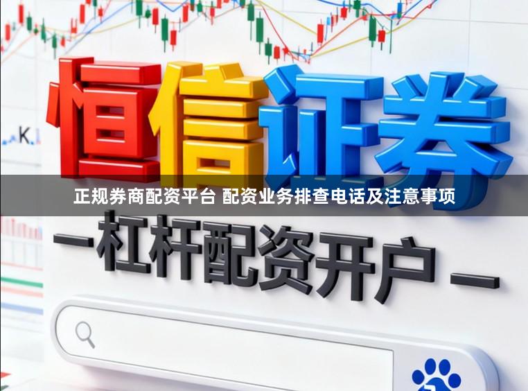 正规券商配资平台 配资业务排查电话及注意事项